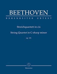 String Quartet in C minor, Op. 131 Score cover